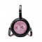 Round Shaped Eyes Printed Shoulder Creepy Bags - Black