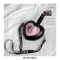 Heart Shaped Eyes Printed Shoulder Creepy Bags - Red