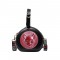 Half Round Shaped Creepy Dog Printed Shoulder Bags - Black