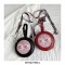 Round Shaped Eyes Printed Shoulder Creepy Bags - Red