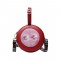 Round Shaped Eyes Printed Shoulder Creepy Bags - Red