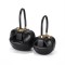 Small Dumpling Shaped Hand and Shoulder Bags - Black