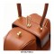 Small Dumpling Shaped Hand and Shoulder Bags - Apricot