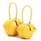 Small Dumpling Shaped Hand and Shoulder Bags - Yellow