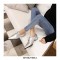 Pointed Toe Western Lace Up Loafer Oxford Shoes - Silver