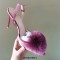 Pointed Toe Pom Poms Stiletto Heels Slingback Sandals Pumps - Black