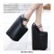 Round Toe Extreme Heels Platforms Buckle Straps Mary Janes Fetish Pumps - Black