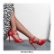 Peep Toe Stiletto Heels Ankle Straps Pumps - Red