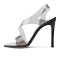 Peep Toe Stiletto Heels Transparent Fashion Style Sandals Slippers - Black