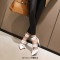 Pointed Toe Stiletto Heels Ankle Buckle Straps Rivets Punk Gothic Pumps - White Faux Leather