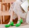 Medium Heels Platform Pumps Mary Janes Strap Sandals - Green