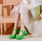 Medium Heels Platform Pumps Mary Janes Strap Sandals - Green