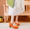Medium Heels Platform Pumps Mary Janes Strap Sandals - Orange
