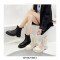 Chelsea Ankle Mesh Hollow Summer Boots  - Black