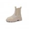 Chelsea Ankle Mesh Hollow Summer Boots  - Beige