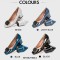 Square Toe Chunky Heels Vintage Pumps - Black