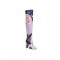 Pointed Toe Cuban Heels Over the Knee Pull On Flowers Printed Boots  - Purple