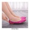 Pointed Toe Rhinestones Ballets Flats - Rose Red