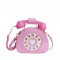 Telephone Shaped Funny Costume Crossbody Bags - Pink