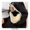 Casual Daily Zipper Pastel Shoulder Bags - White