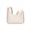 Casual Daily Zipper Pastel Shoulder Bags - White