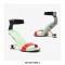 Peep Toe Retrofuturistic Metal Strange Heels Ankle Straps Sandals - Red