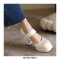Square Toe Chunky Heels Buckle Straps Platforms Mary Janes Shoes - White