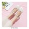 Round Toe Mary Janes Buckle Straps Pretty Flat Shoes - White