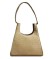 French Style Vintage Crocodile Embossed Crescent Armpit Handbags Bags - Light Brown Yellow