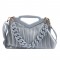 Inverted Triangle Vintages Shoulder Bags - Silver