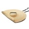 Flat Cartwheel Straw Oversized Big Brim Summer Beach Casual Hat - Beige