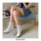 Round Toe Chunky Heels Side Zipper LaceUp Decorated Straps Winter Boots - White