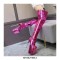 Round Toe Stiletto Heels Platforms Over the Knee High Sexy Fetish Boots with Zipper - Rose Red