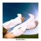Block Heel Knee High Pointed Toe Pull On Cowboy Western Booties with Side Zipper - White
