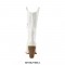 Block Heel Knee High Pointed Toe Pull On Cowboy Western Booties with Side Zipper - White