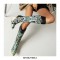 Pointed Toe Cuban Half Wedge Heels Paisley Mandala Back Zipper Boots - Multicolor
