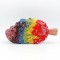 Ice Cream Shaped Rhinestones Mini Clutch Party Purses - Multicolor
