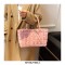 Plush Wooly Shopping Bucket Totebag Bags - Pink