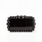 Acrylic Box Beads Evening Clutch Bags - Black