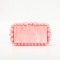 Acrylic Box Beads Evening Clutch Bags - Pink
