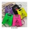 Funny Caution Letter Sign Costumes Handbag - Pink