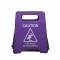 Funny Caution Letter Sign Costumes Handbag - Purple