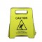 Funny Caution Letter Sign Costumes Handbag - Yellow
