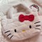 Warm Kawaii Kitty Anime Totebag - White