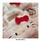 Warm Kawaii Kitty Anime Totebag - White