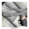 Round Toe Platforms Over The Knee Leopard Print Stiletto Heels Zipper Booties - White