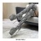 Round Toe Platforms Over The Knee Leopard Print Stiletto Heels Zipper Booties - White