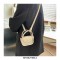 Daily Cute Mini Crossbody Purses Clutches Shoulder Bags - Coffee