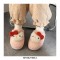 Kawaii Kitty Anime Egirl Indoor Warm Cotton Sandals Slippers - Pink