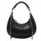 Vintage Hobo Zipper Shoulder Hand Bags - Black